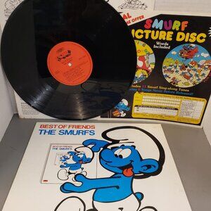 1982 vinyl vintage SMURF album record looks good complete